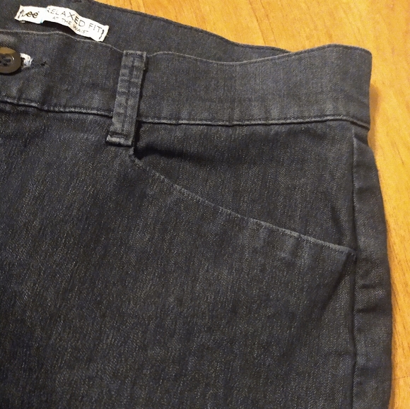 Women's Lee Relaxed Fit At The Waist blue denim 10Long Jeans pant👖 - Picture 5 of 6